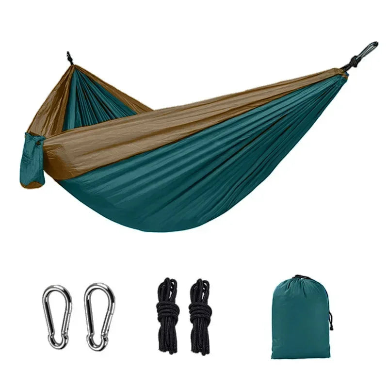 Draagbare Nylon Outdoor Hangmat – Sterk, Licht & Comfortabel