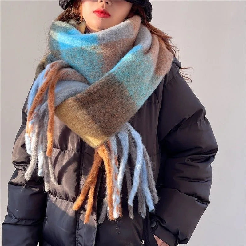 Scarvello – Kasjmier sjaal 100% zacht & kleurrijk – voor winter & stijl