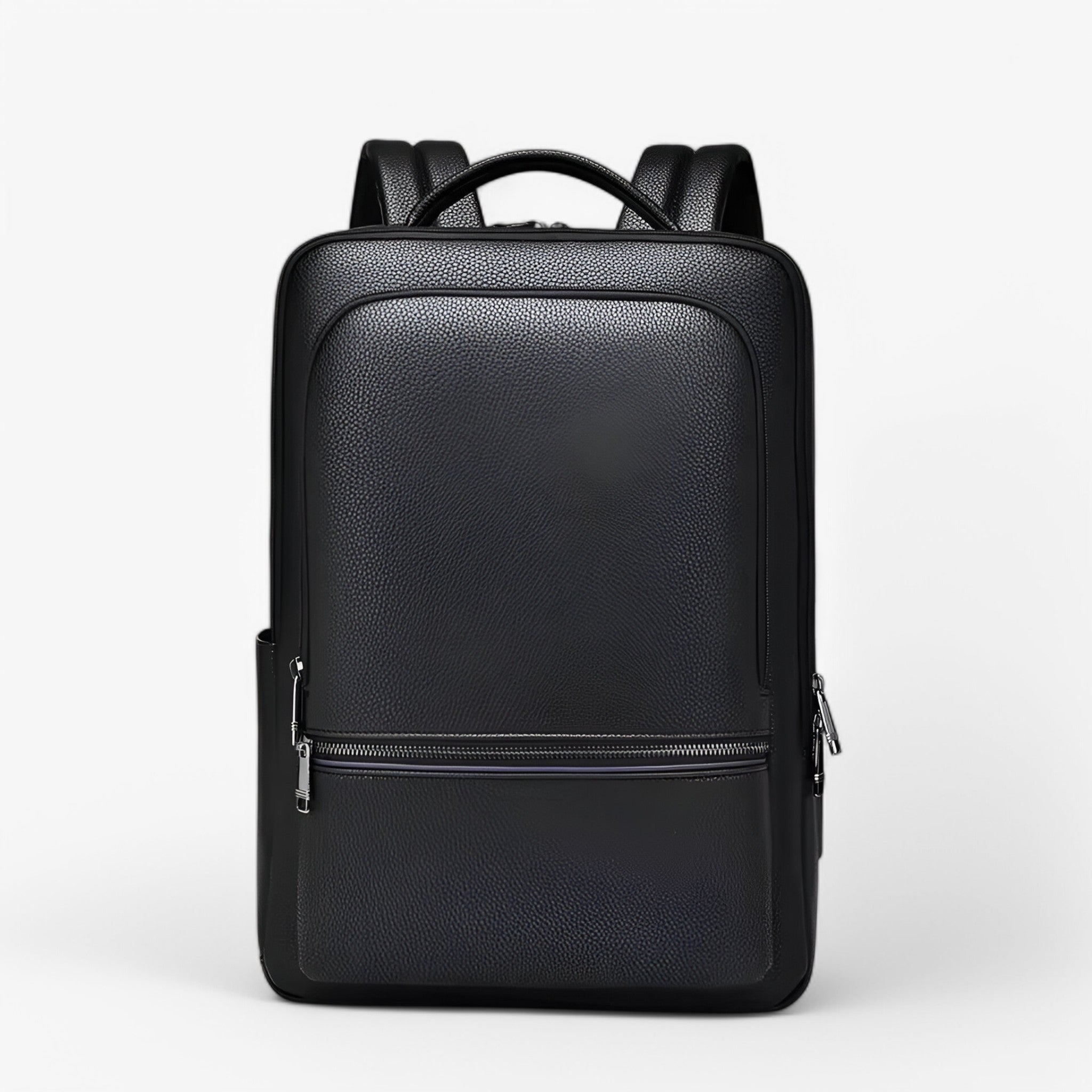 Velluto – Leren rugzak met USB & laptopvak – Zakelijk & dagelijks gebruik Heren