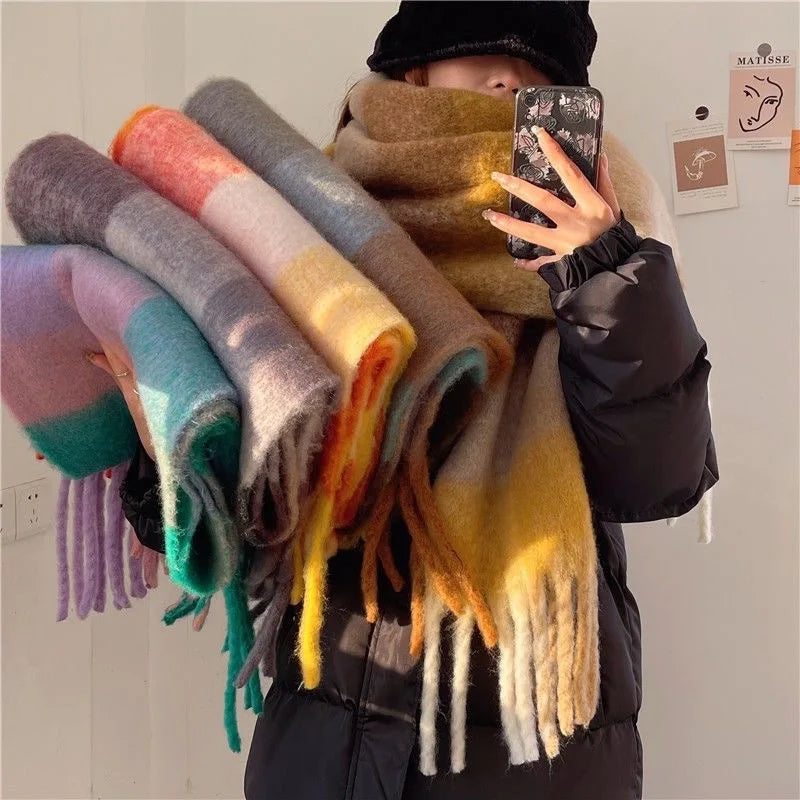 Scarvello – Kasjmier sjaal 100% zacht & kleurrijk – voor winter & stijl