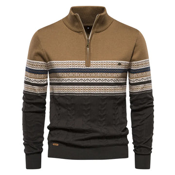 Yarvik Sweater | Men's Retro Pattern Sweater with Comfortable and Unique Design