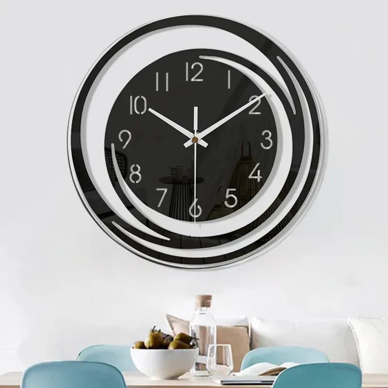 NordicTime Wandklok – Stille 3D Acryl Klok in Scandinavisch Design