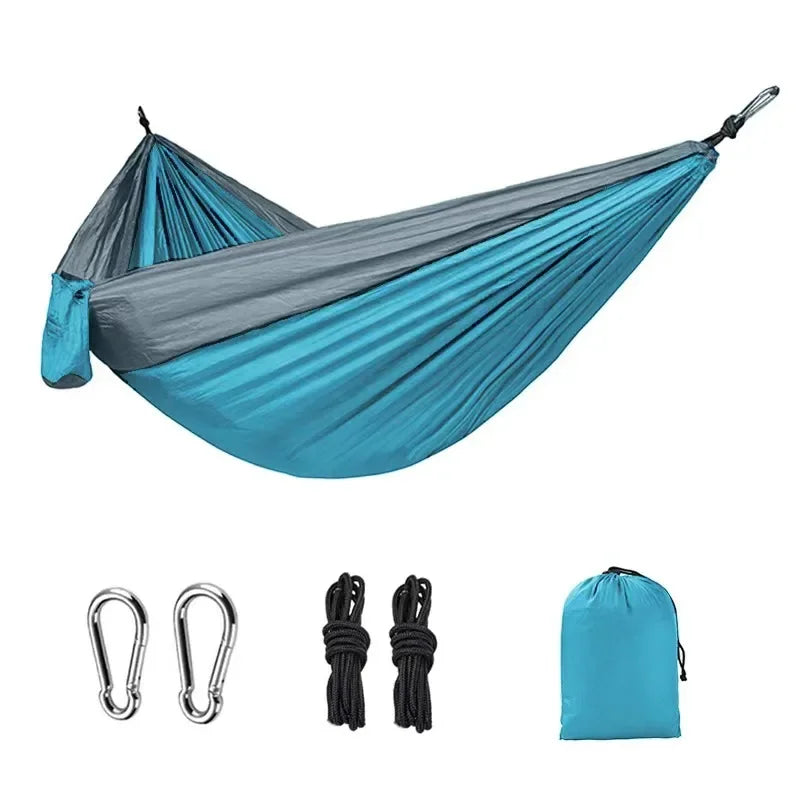 Draagbare Nylon Outdoor Hangmat – Sterk, Licht & Comfortabel