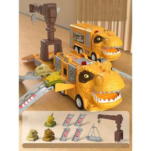 Melzano DinoQuest | Opvouwbare Dinosaurus Vrachtwagen