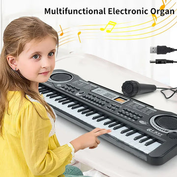 Melzano Kindertoetsenbord met Microfoon