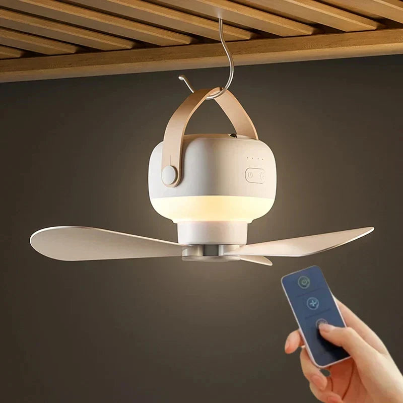 Ventilador de techo lujoso Melzano con iluminación LED