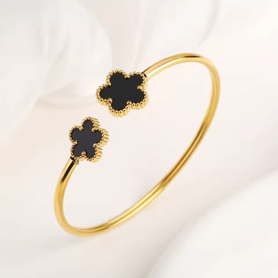 Nagel & Klaver Armbanden | Elegant roestvrij staal in goud & zwart