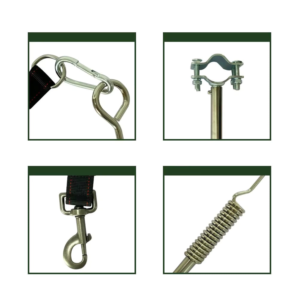 Fietsstang voor Hond – Stevige Bike Handle met Schokdemping en Riem