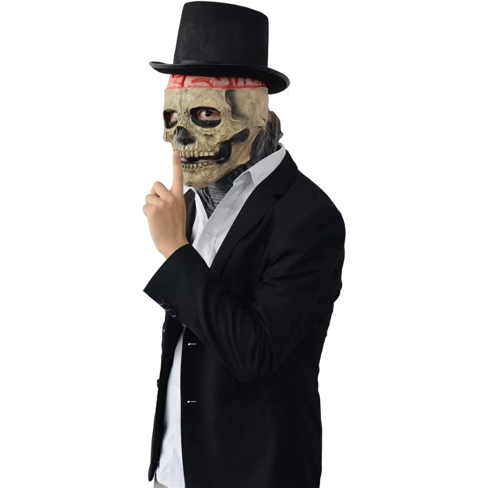 Halloween Skelet Kostuum – Realistisch Schedelmasker & Volledig Outfit