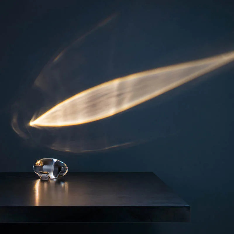 StarGlow Crystal Eye Night Light - Magical Star Projection for Relaxation