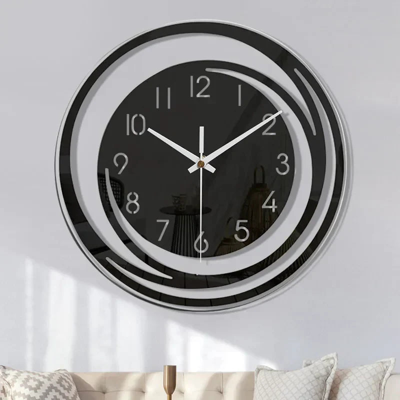 NordicTime Wandklok – Stille 3D Acryl Klok in Scandinavisch Design