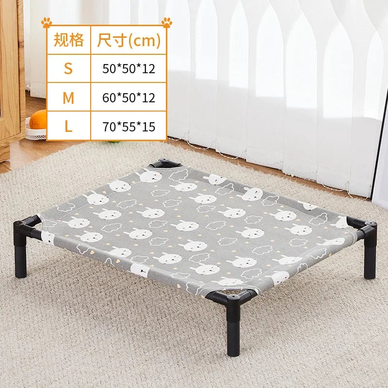 Elevated Foldable Pet Bed – Portable Bed for Cats & Dogs