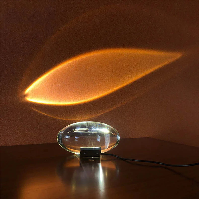 StarGlow Crystal Eye Night Light - Magical Star Projection for Relaxation