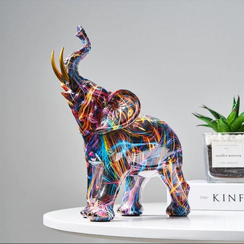Melzano Olifant Beeldje | Unieke Decoratie