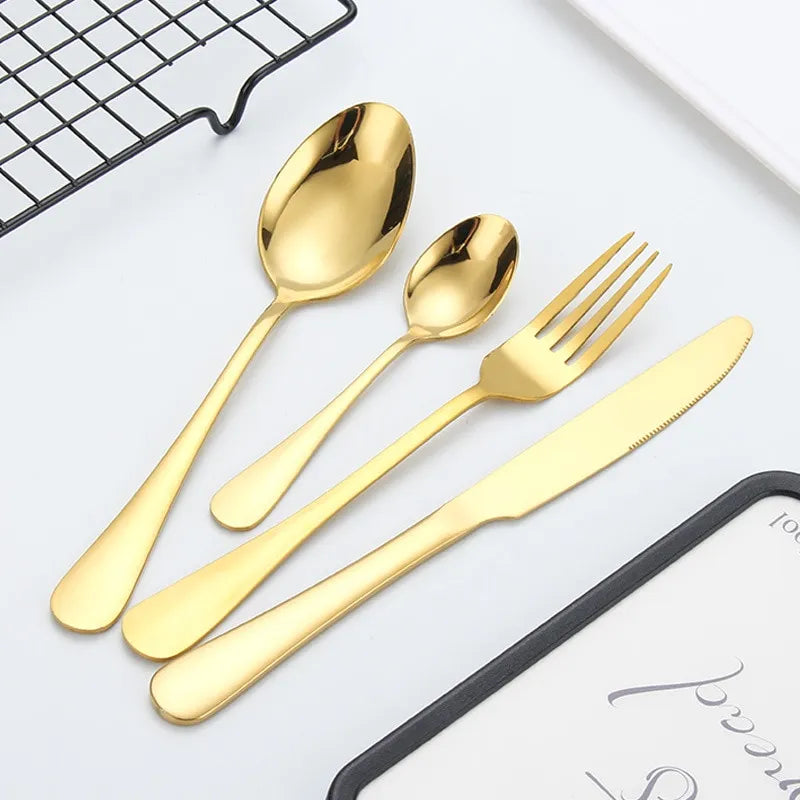 Melzano Gouden Bestek Set