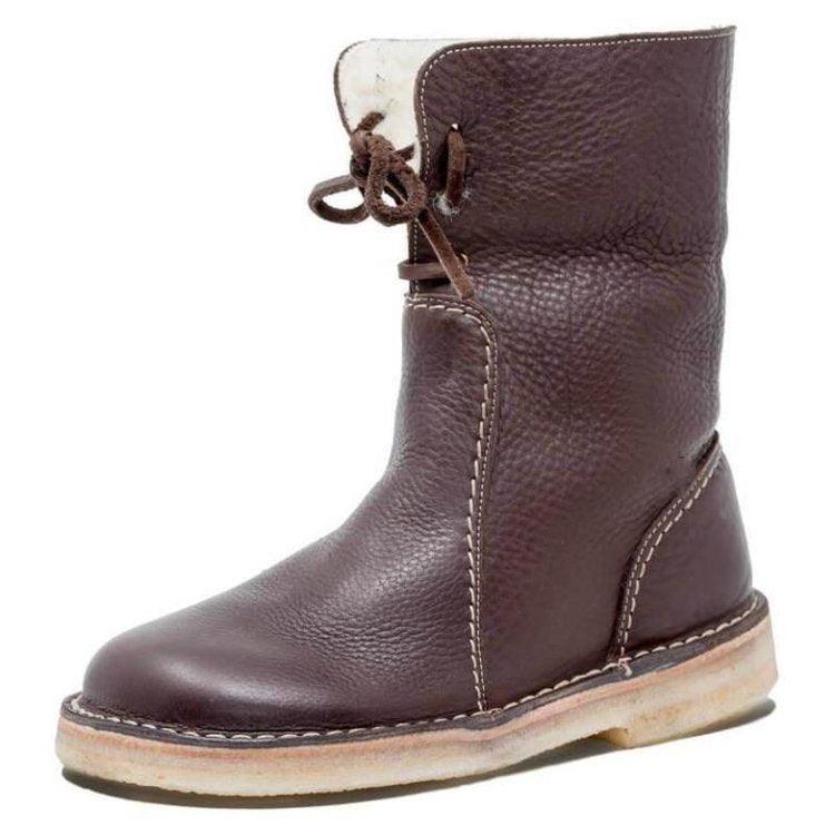 Averra – Botas de invierno para mujer con forro de lana y diseño impermeable