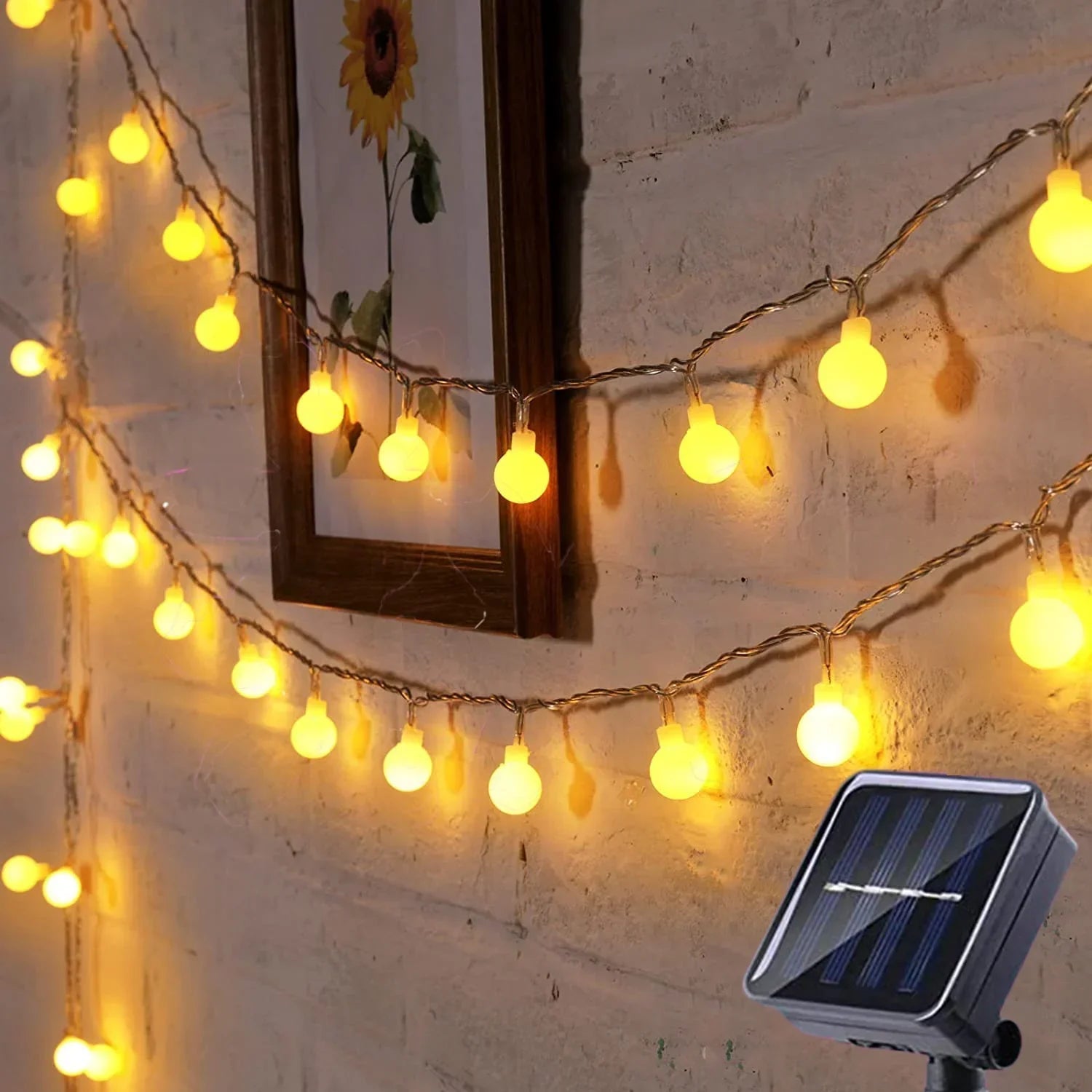 Lumosol Solar Light String – 10m Colorful LED Outdoor Lighting IP65