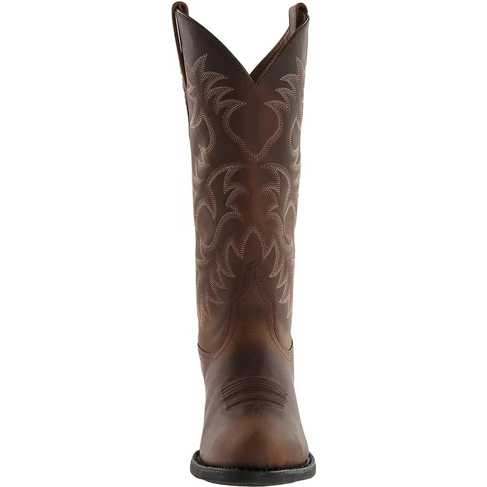 Geborduurde Leren Cowboylaarzen - Macho | Stijl en Luxe