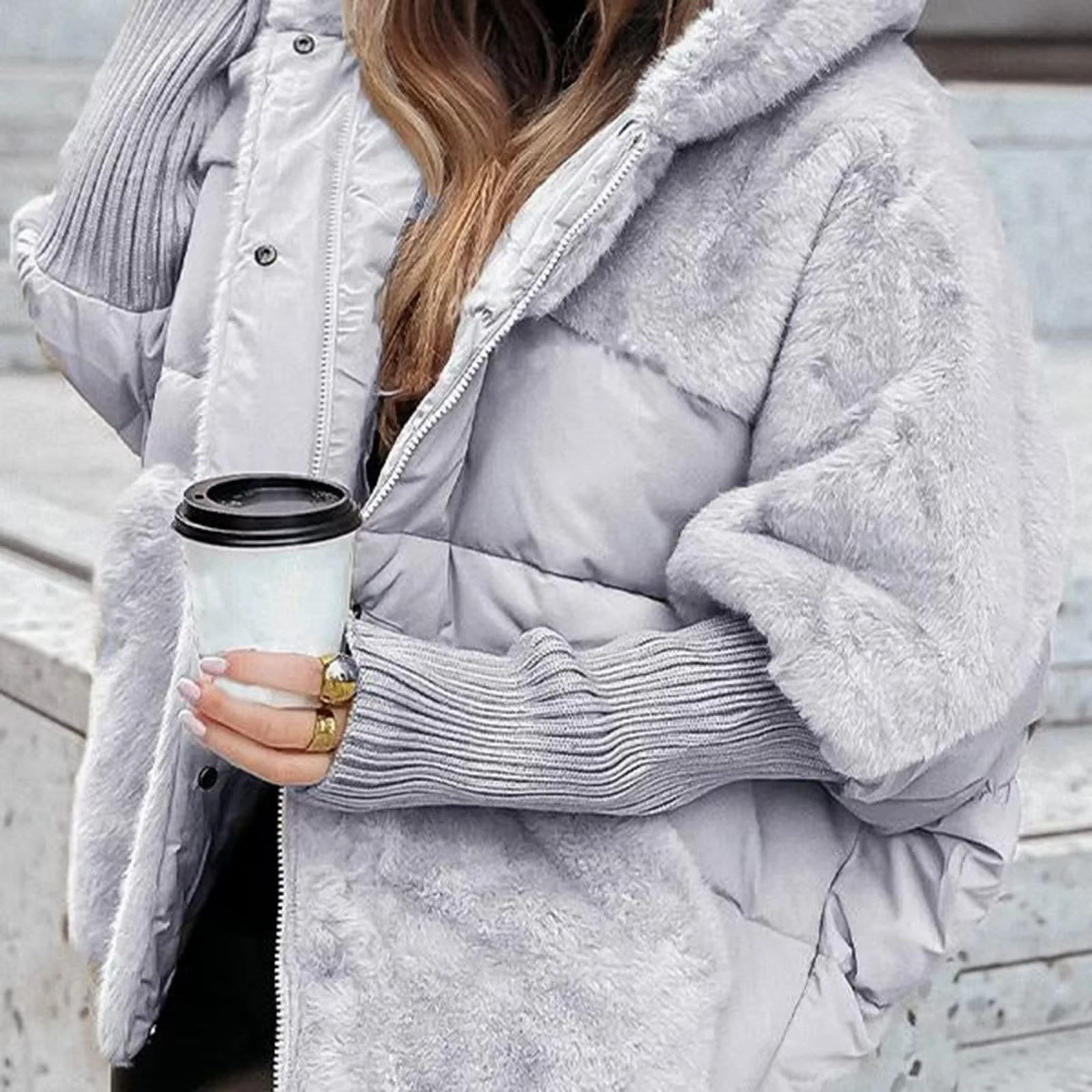 Averlia – Abrigo de invierno para mujer cálido y elegante para otoño e invierno