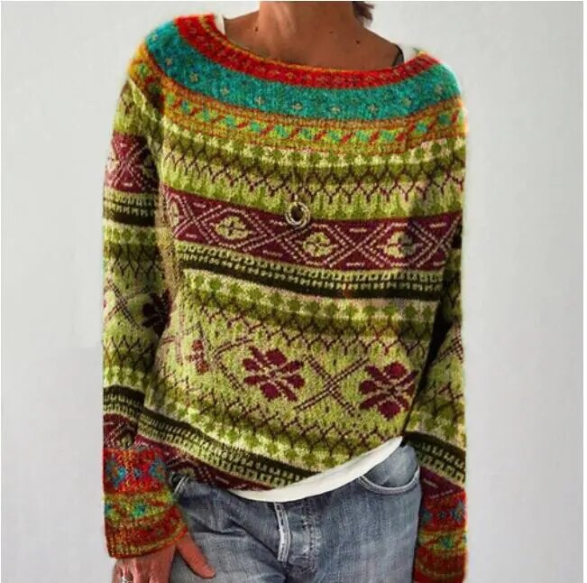 Ava | Retro Sweater for Stylish Looks and Comfortable Days