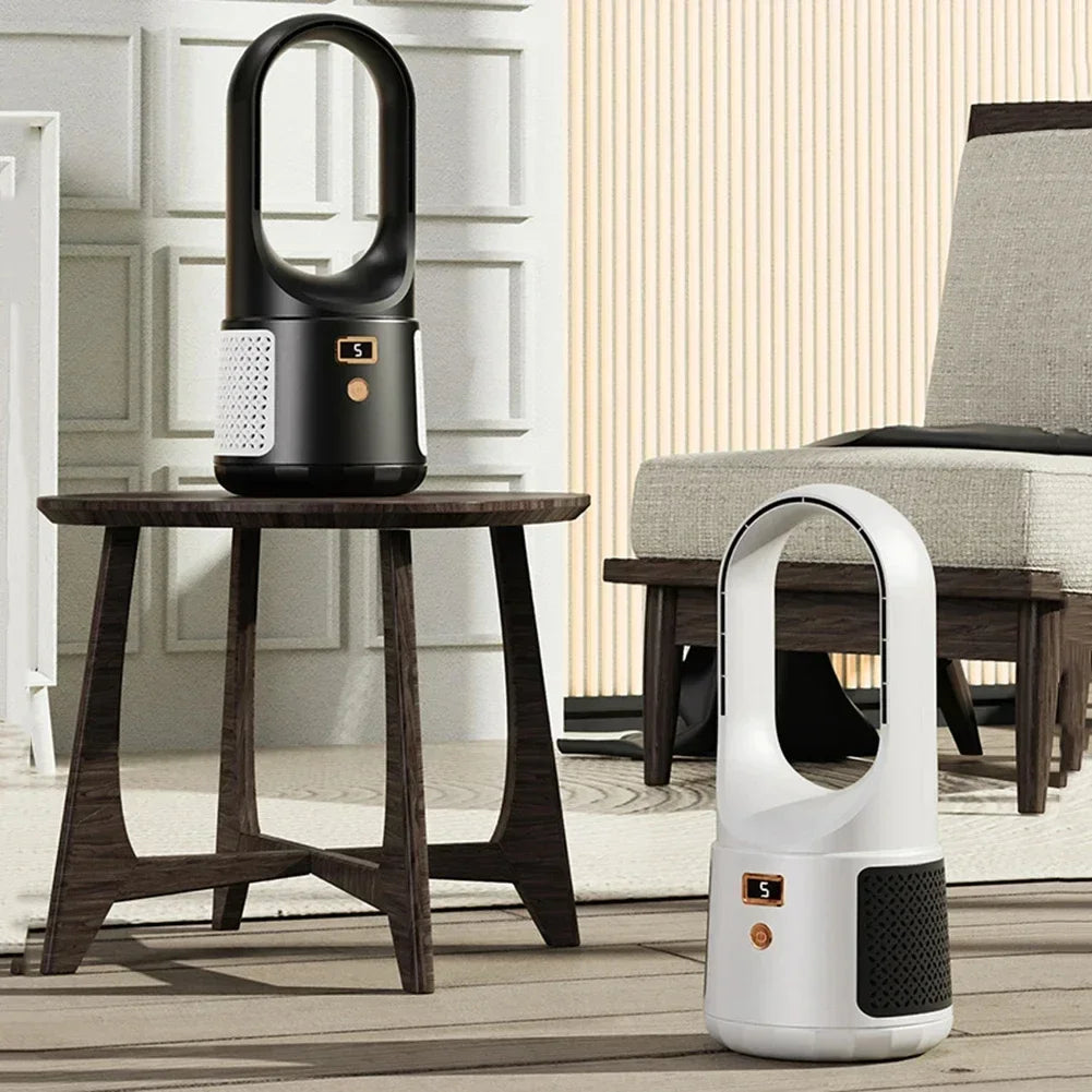 Bladloze Tafelventilator – Stille USB-Ventilator met Oplaadbare Accu