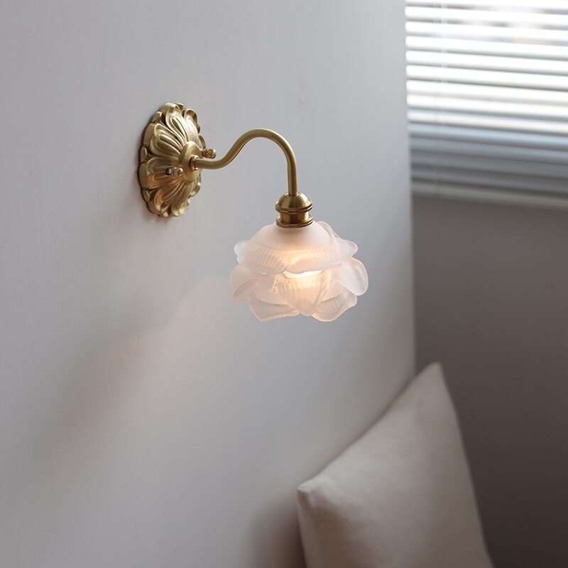 Clarest – Vintage wall lamp frosted glass – Classic design with E27 fitting