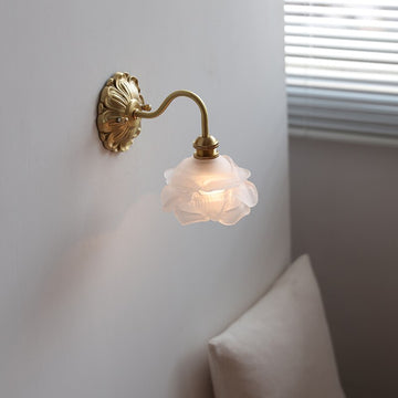 Clarest – Vintage wall lamp frosted glass – Classic design with E27 fitting