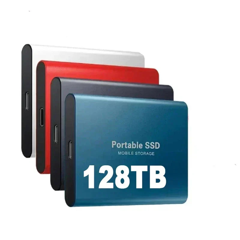 128 TB Externe SSD – Ultrasnel, Compact & Universeel Compatibel