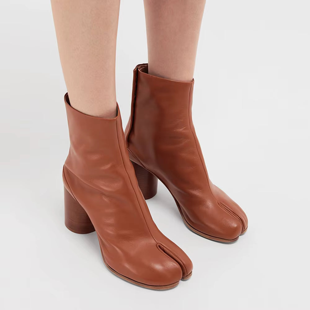 Averra – Botines Tabi para Dama con Dedos Divididos y Suela de Goma