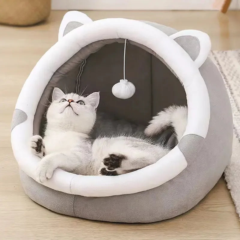 Opvouwbare Kattenhut – Comfortabel Tentbed voor Kat of Kleine Hond
