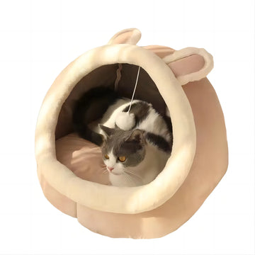 Opvouwbare Kattenhut – Comfortabel Tentbed voor Kat of Kleine Hond