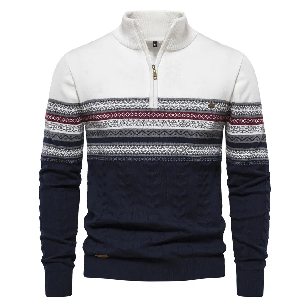 Yarvik Sweater | Men's Retro Pattern Sweater with Comfortable and Unique Design