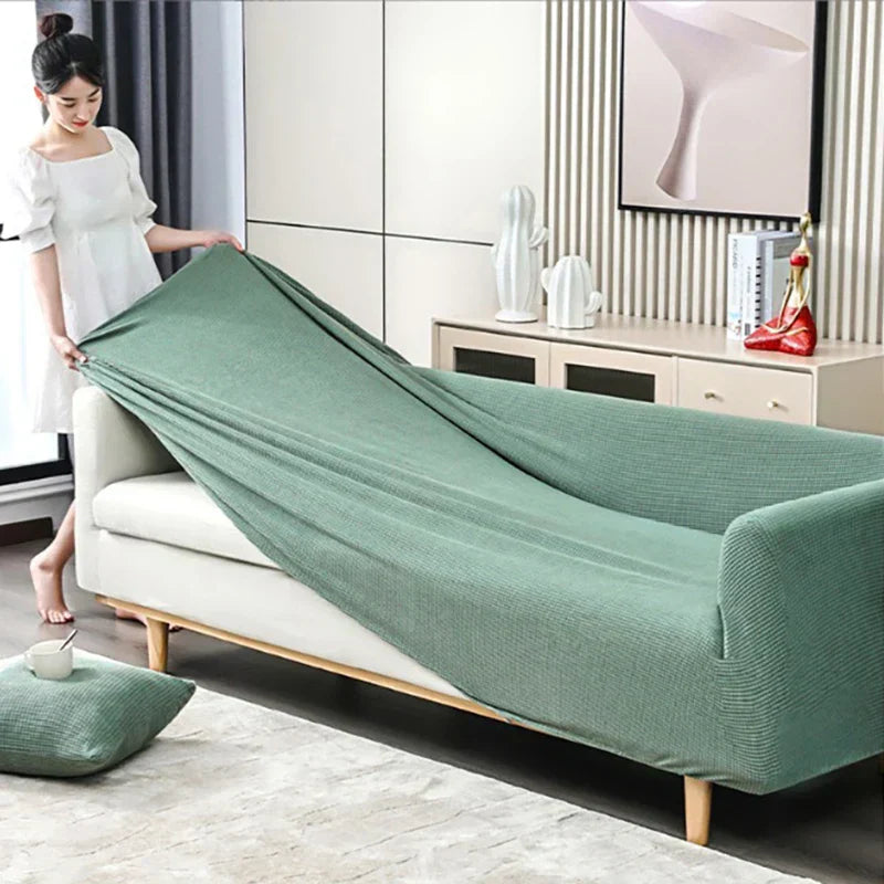 CouchWrap Bankhoes – Waterdichte Bescherming in Stijlvol Jacquard