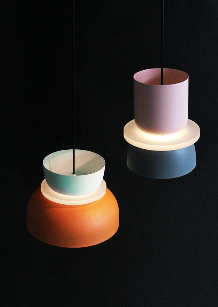 Liora Lights – Halo LED Pendant Lamp with Acrylic Disc, colorful design