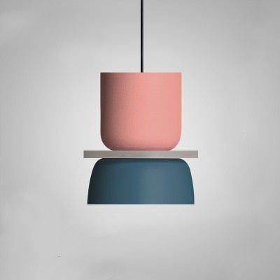Liora Lights – Halo LED Pendant Lamp with Acrylic Disc, colorful design