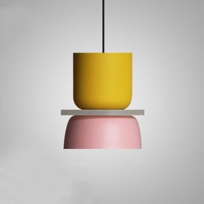 Liora Lights – Halo LED Pendant Lamp with Acrylic Disc, colorful design