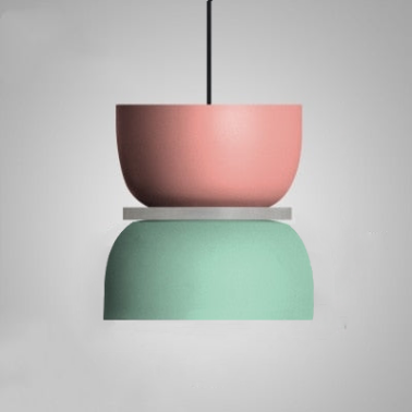 Liora Lights – Halo LED Pendant Lamp with Acrylic Disc, colorful design