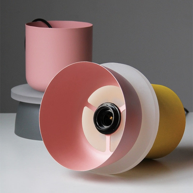 Liora Lights – Halo LED Pendant Lamp with Acrylic Disc, colorful design