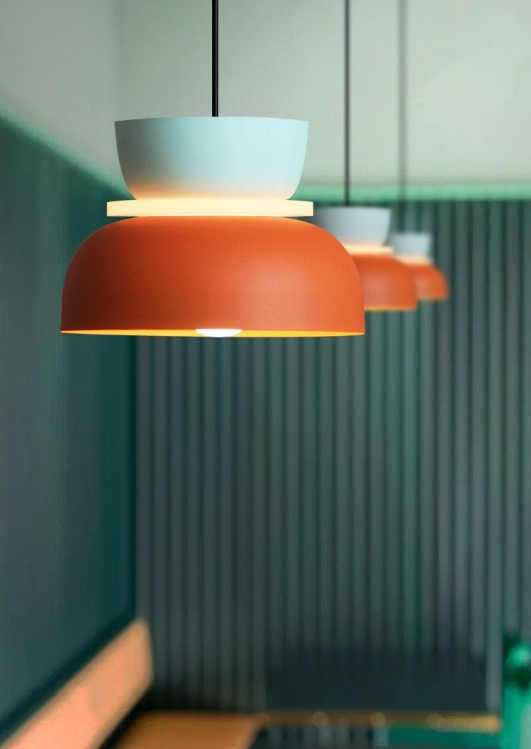 Liora Lights – Halo LED Pendant Lamp with Acrylic Disc, colorful design