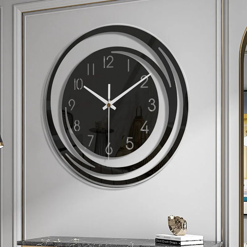 NordicTime Wandklok – Stille 3D Acryl Klok in Scandinavisch Design
