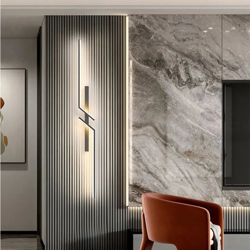 Orvion – Lámpara de pared moderna diseño geométrico – Iluminación decorativa de acento