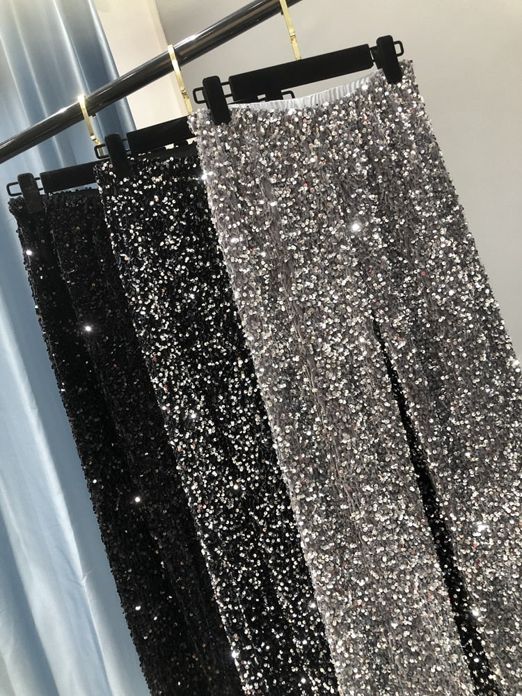 Tanya Pants | Loose Glitter Pants for Glamorous and Comfortable Looks