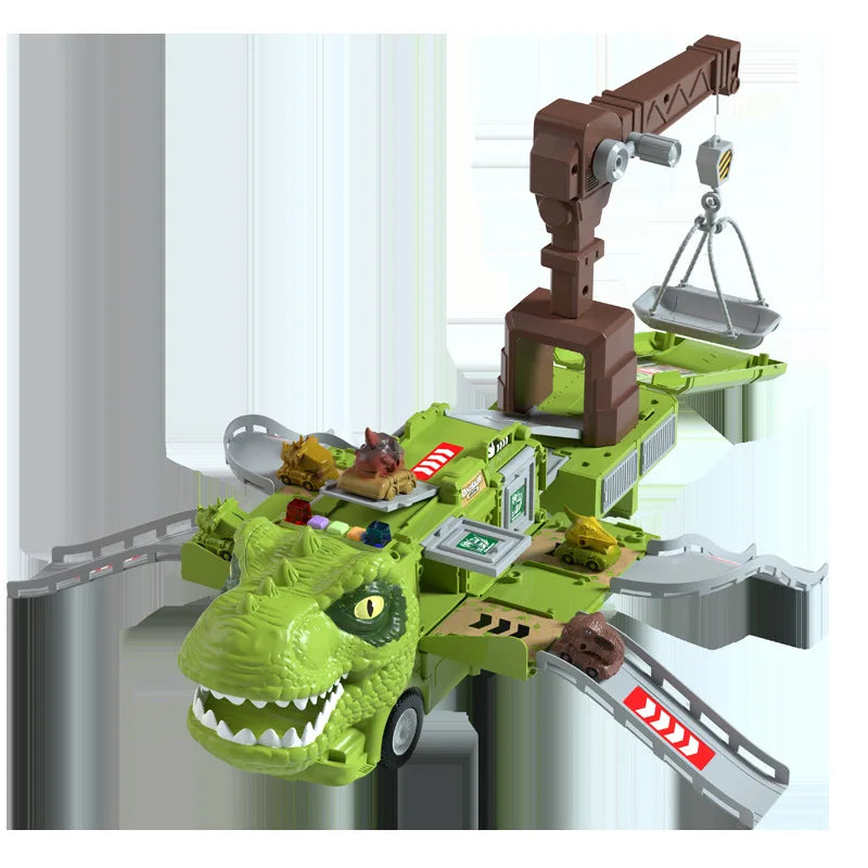 Melzano DinoQuest | Opvouwbare Dinosaurus Vrachtwagen
