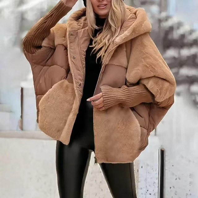 Averlia – Abrigo de invierno para mujer cálido y elegante para otoño e invierno