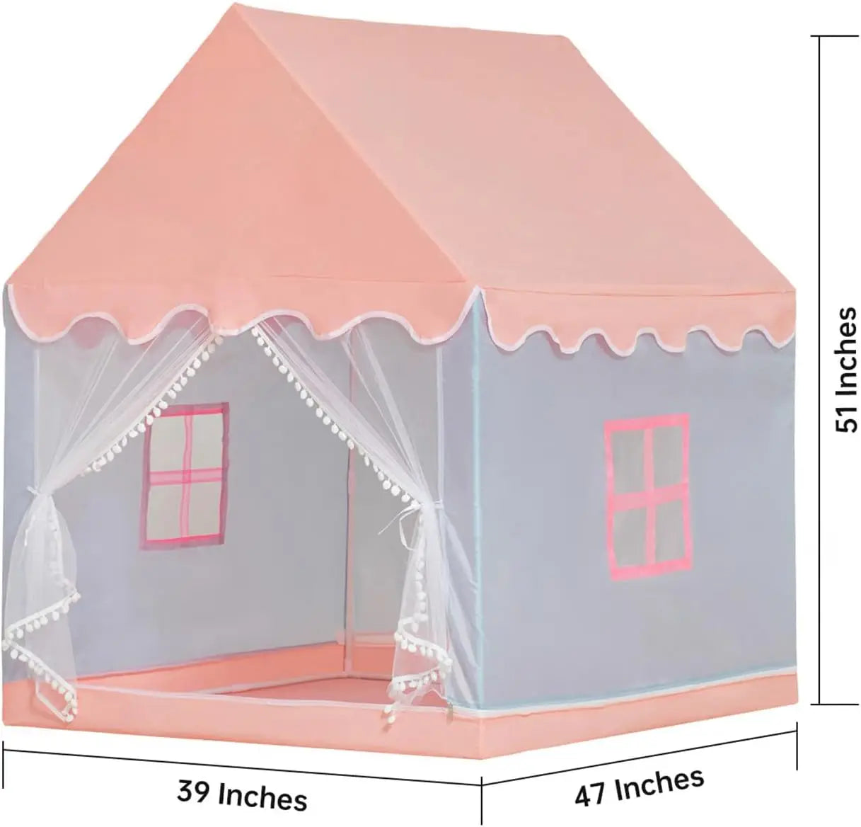 Roze BeerKid Prinsessentent – Kindertent voor Binnen & Buiten