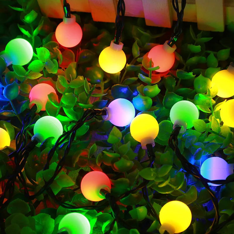 Lumosol Solar Light String – 10m Colorful LED Outdoor Lighting IP65