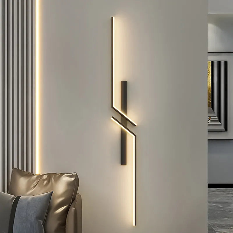 Orvion – Lámpara de pared moderna diseño geométrico – Iluminación decorativa de acento