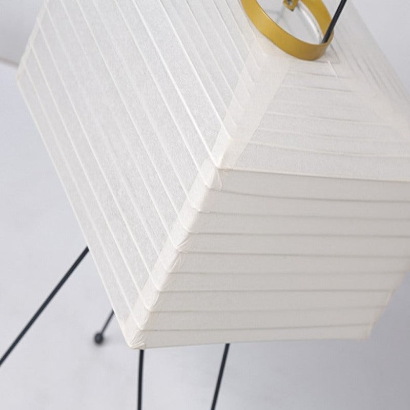 Yukari – Japanese tripod floor lamp – Wabi-sabi rice paper design