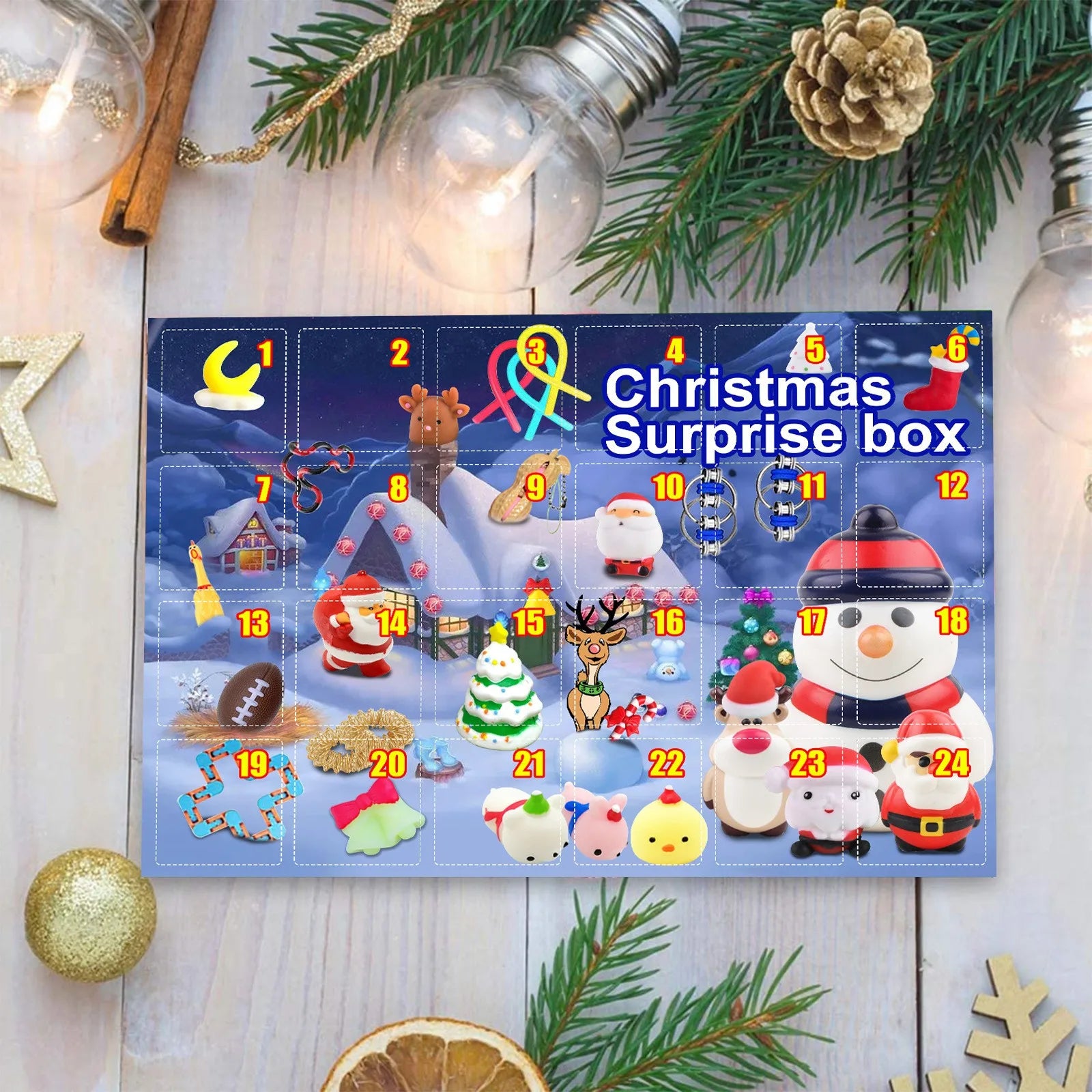 Nordlicht – Adventskalender geschenkbox met dagelijkse verrassingen