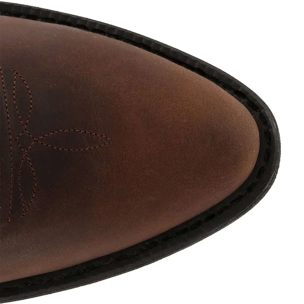 Geborduurde Leren Cowboylaarzen - Macho | Stijl en Luxe